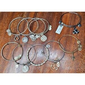Alex & Ani Assorted Bracelets Lot Of 10